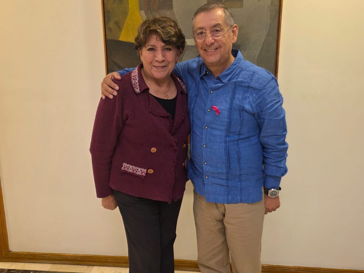 Delfina Gómez y Pedro Zenteno