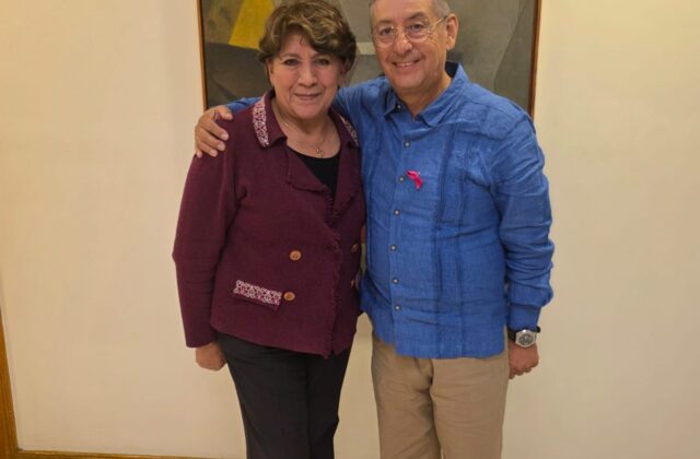 Delfina Gómez y Pedro Zenteno
